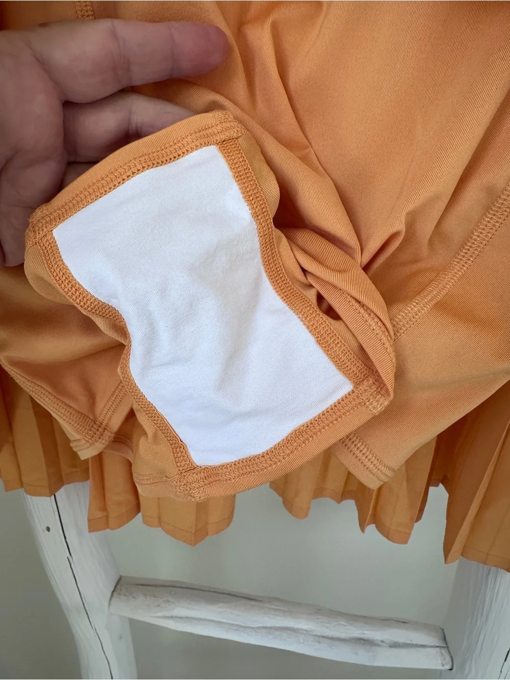 ALO Aces Sports Sunny Skort Golden Orange Size Small